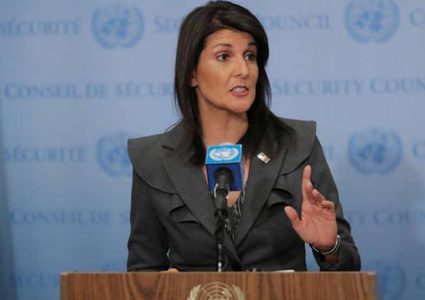 هايلي: إسرائيل اتخذت إجراءات للدفاع عن نفسها وسندعم حلفاءنا دائما