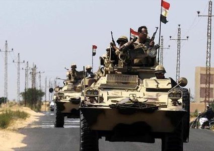 الجيش المصري: القضاء على 15 ارهابياً في سيناء