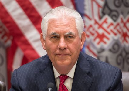 ريكس تيلرسون: نلاحظ وجود تقدم في عملية السلام