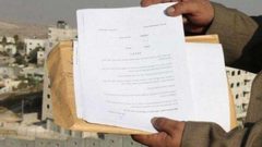 سلطات الاحتلال تُخطر بوقف البناء بثلاثة منازل وبئر مياه في بيت لحم