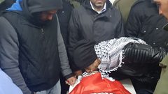 بعد 5 أشهر.. أهالي بيت سوريك يشيعون جثمان الشهيد الجمل
