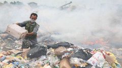 مصرع 9 أشخاص بحريق منشأة نفايات جنوبي الصين