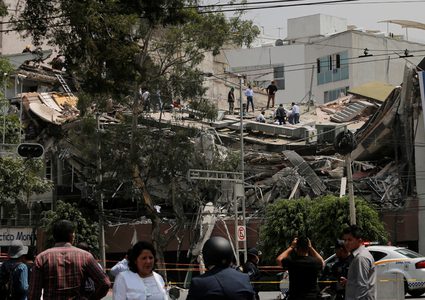 زلزال قوي يضرب مكسيكو سيتي