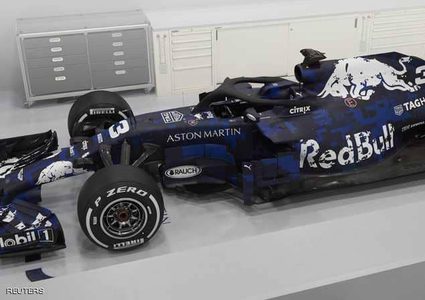 الكشف عن سيارة "ريد بول" الجديدة