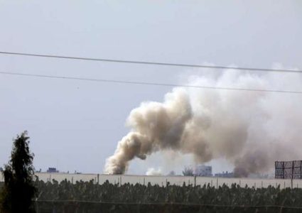 انفجار صاروخ خلال جمع القمامة جنوب قطاع غزة