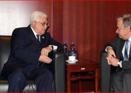 الرئيس يلتقي الأمين العام للأمم المتحدة