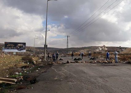 اندلاع مواجهات عند المدخل الشمالي للبيرة