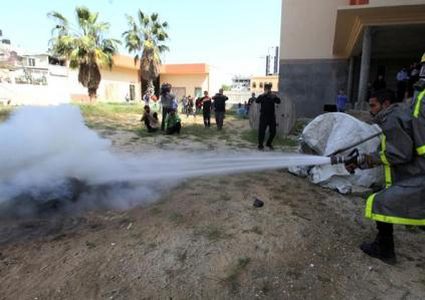 مناورة داخلية في قطاع غزة