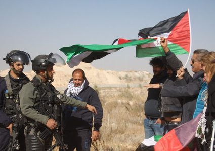 مسيرة بلعين تندد باعلان ترامب المشؤوم