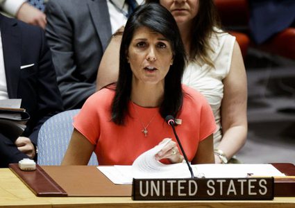 هايلي: خطة ترامب الجديدة للسلام أصبحت جاهزة تقريباً