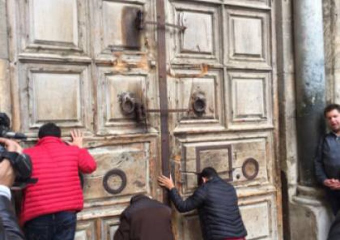 كنيسة القيامة مغلقة حتى إشعار آخر (فيديو)
