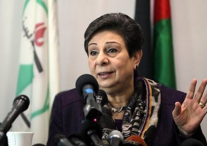 عشراوي: إسرائيل تشرّع الاستيلاء على الضفة الغربية