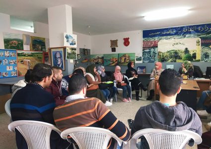 ثقافة جنين تلتقي مجموعة شبابية ناشطة من جامعة القدس المفتوحة