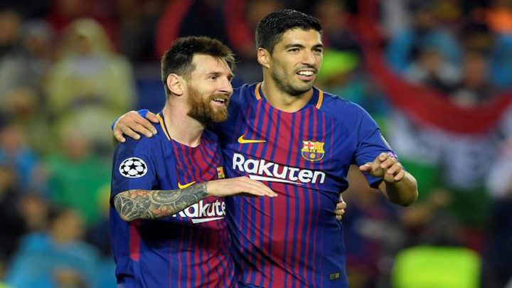 %61 من أهداف برشلونة بقدم ميسي وسواريز