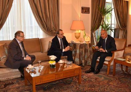 أبو الغيط يبحث مع بوغدانوف مستجدات القضية الفلسطينية