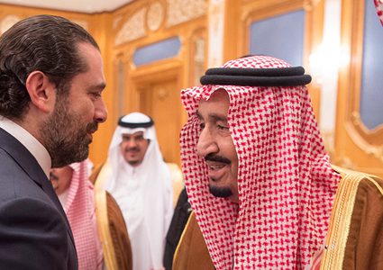 الملك سلمان يستقبل الحريري في الرياض