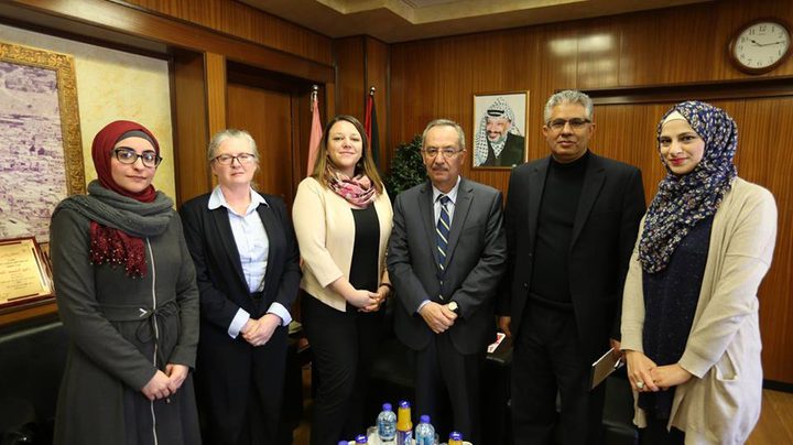 جامعة النجاح الوطنية  تستضيف وفداً من مؤسسة ال DAAD الألمانية