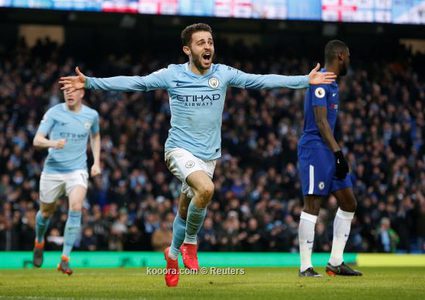 مانشستر سيتي يهزم تشيلسي ويقترب من الحسم المبكر