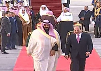 محمد بن سلمان يصل إلى القاهرة