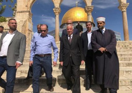 وزير الخارجية البرازيلي يزور المسجد الأقصى