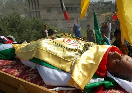 تشييع جثمان الشهيد أبو جامع الى مثواه الأخير