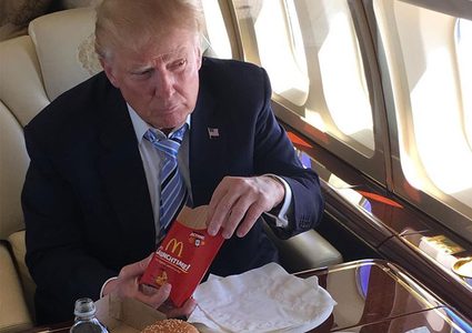 ترامب محروم من تناول وجباته المفضلة!