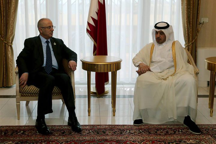 الحمد الله يبحث مع نظيره القطري التطورات السياسية وسبل تعزيز التعاون