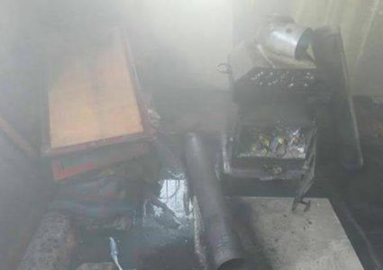 إخماد حريق في منزل جنوب نابلس