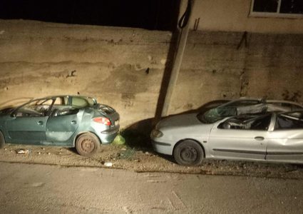 الشرطة تتلف 175 مركبة غير قانونية شرق الخليل