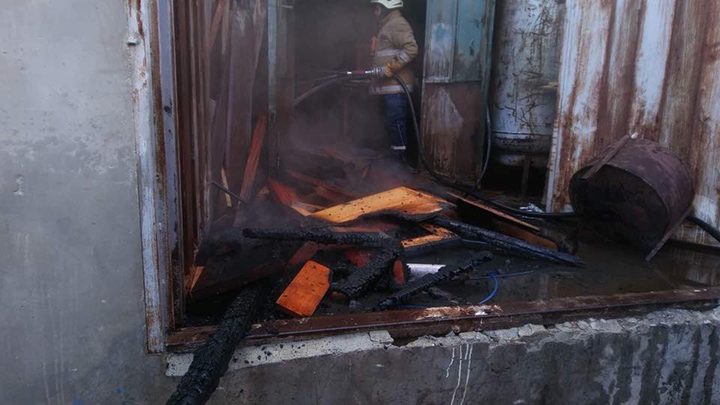 اندلاع حريق بمنجرة في نابلس