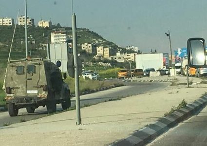 الاحتلال يشدد اجراءاته العسكرية حول نابلس