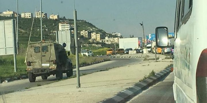 الاحتلال يشدد اجراءاته العسكرية حول نابلس