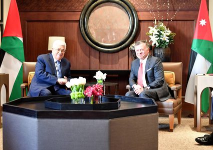 الرئيس والعاهل الأردني يبحثان آخر التطورات بشأن القدس
