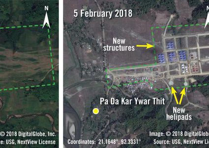 العفو الدولية: ميانمار تبني قواعد عسكرية على قرى الروهينجا المحروقة