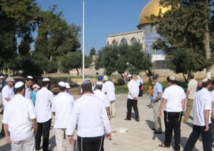 الاحتلال يعتقل مُصلياً و68 مستوطناً يقتحمون الأقصى