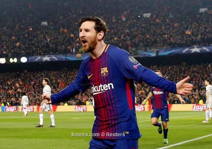 دوري ابطال اوروبا: ميسي "المئوي" يقود برشلونة الى ربع النهائي