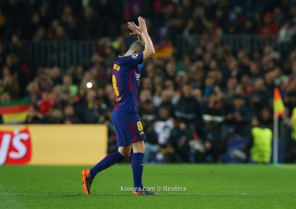 إنييستا يعطي الأولوية لمصلحة برشلونة