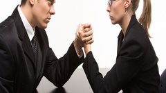 حوار رمزي بين ذكر وأنثى