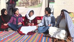 فوز مدرسة الشهيد ياسر عرفات بعرض مسرحية "فك الرهن" (فيديو)