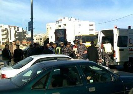 إصابة 5 أشخاص جراء دهسهم من قبل مركبة غير قانونية جنوب نابلس