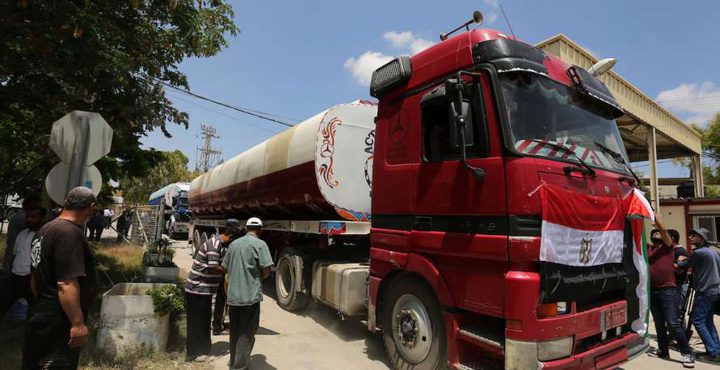 إدخال شاحنات وقود مصري عبر معبر رفح