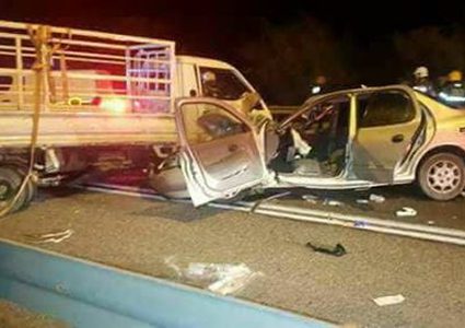 إصابة فلسطيني ومستوطنة بجراح خطيرة نتيجة حادث سير على طريق القدس اريحا