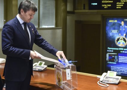 نسبة التصويت في محطة الفضاء الدولية 100%