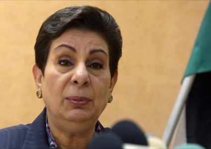 عشراوي تبحث مع ممثلة الدنمارك آخر التطورات