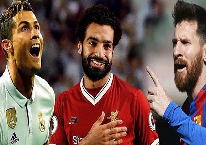 الحذاء الذهبي بين صلاح وميسي و"ريمونتادا" رونالدو