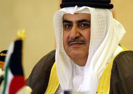 وزير الخارجية البحريني يؤكد دعم بلاده الدائم لفلسطين