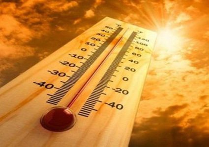 ارتفاع درجات الحرارة عن المعدل خلال 2017