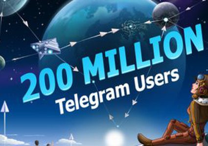 200 مليون مستخدم لتطبيق تليجرام شهرياً