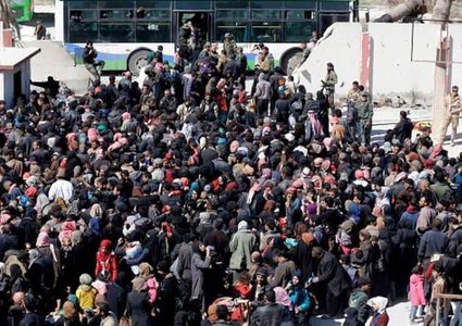 أكثر من 105 آلاف مدني "هجروا" غوطة دمشق الشرقية