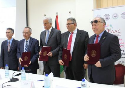 توقيع اتفاقية تأسيس برنامج ماجستير مشترك في "الأعمال الزراعية الربحية"